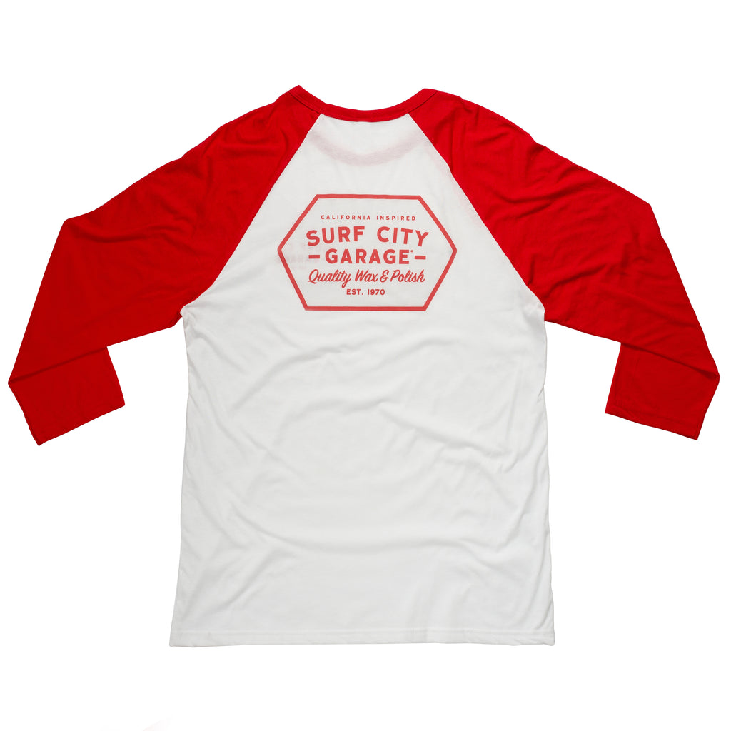 The Classic Raglan - Red