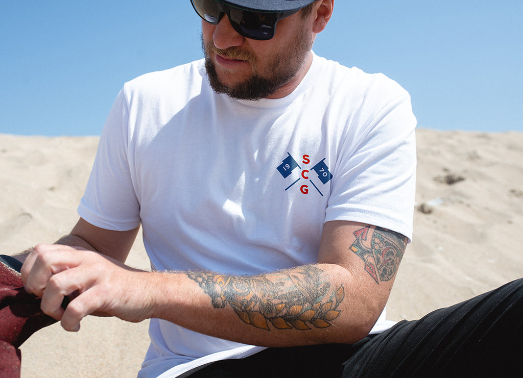 The Racing Tee - White