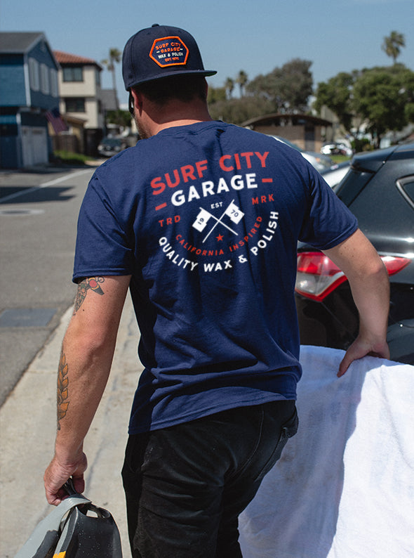 The Racing Tee - Navy