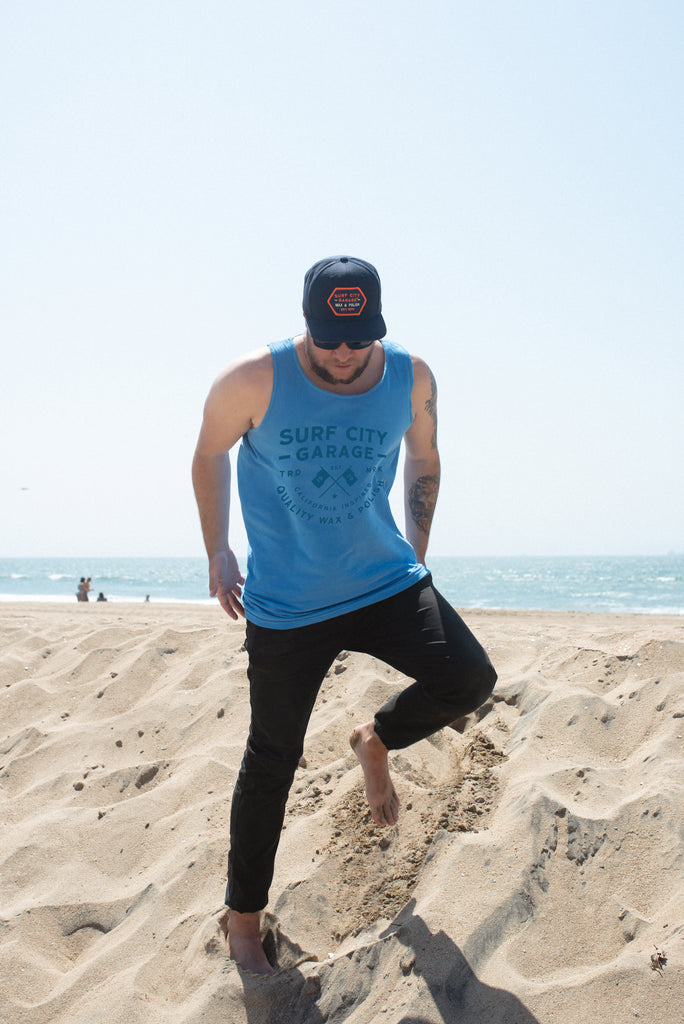The Racing Tank - Blue