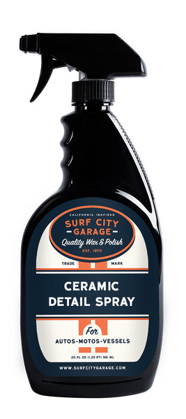NEW LOOK! Ceramic Detail Spray – Surf City Garage