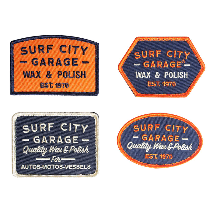 Surf City Garage Patch Set