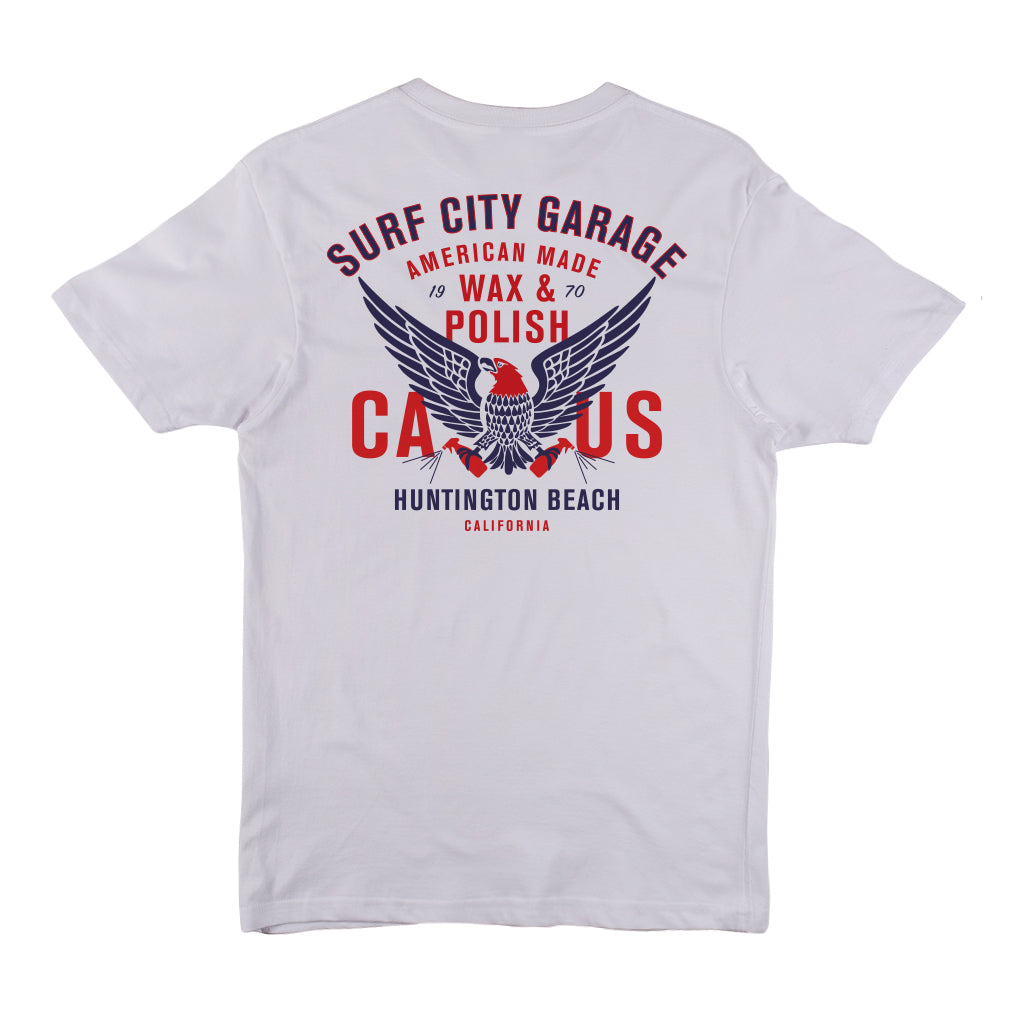 Cali Eagle Tee in White